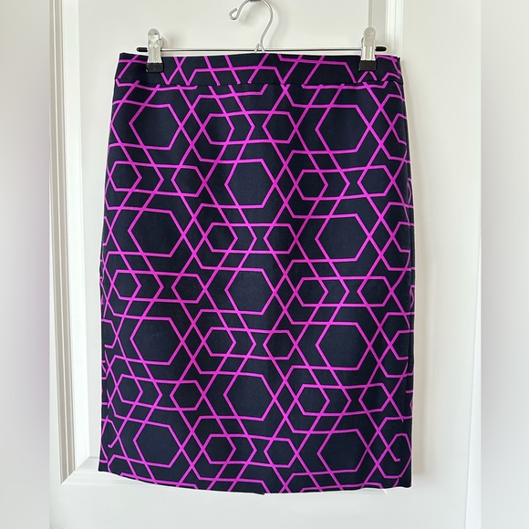 J. Crew- No.2 pencil Wool+Silk Pencil Skirt -4(S,M) - Picture 8 of 12